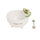 Mud Pie: Guacamole Icon Dip Bowl Set -- Words