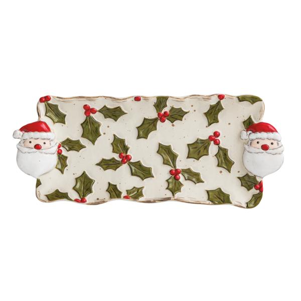 Mud Pie HOLLY XMAS EVERYTHING DISH