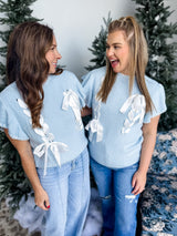 Feminine Weave Sweater - Blue