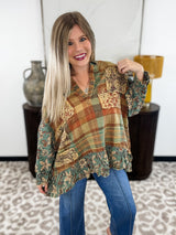 Jaded Gypsy Stormy Skies Top