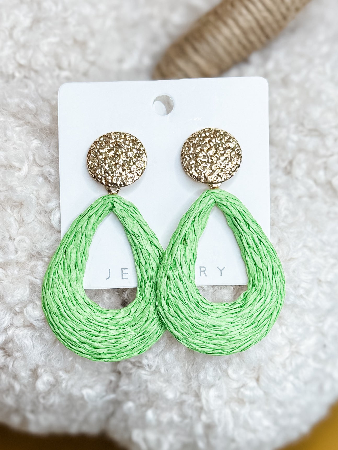 Around We Go Earring - Green