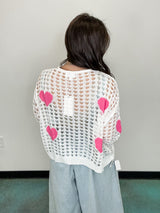 Blush Heart Cardigan