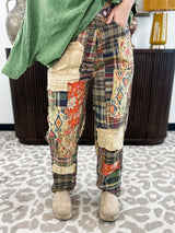 Jaded Gypsy Traveling On Pants - Patch Medley
