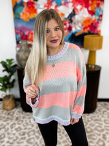 Sunset Drift Knit Sweater