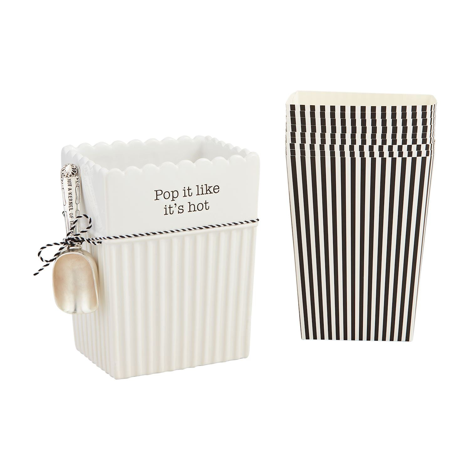 Mud Pie: Popcorn Bucket & Bag Set