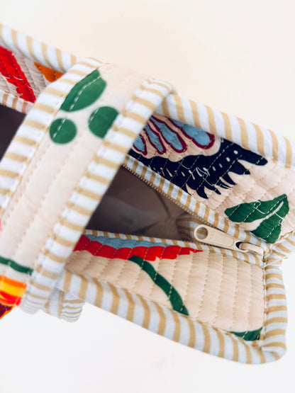 Cotton Printed Cream Tote Bag