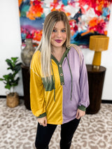 Comfy Contrast Hoodie