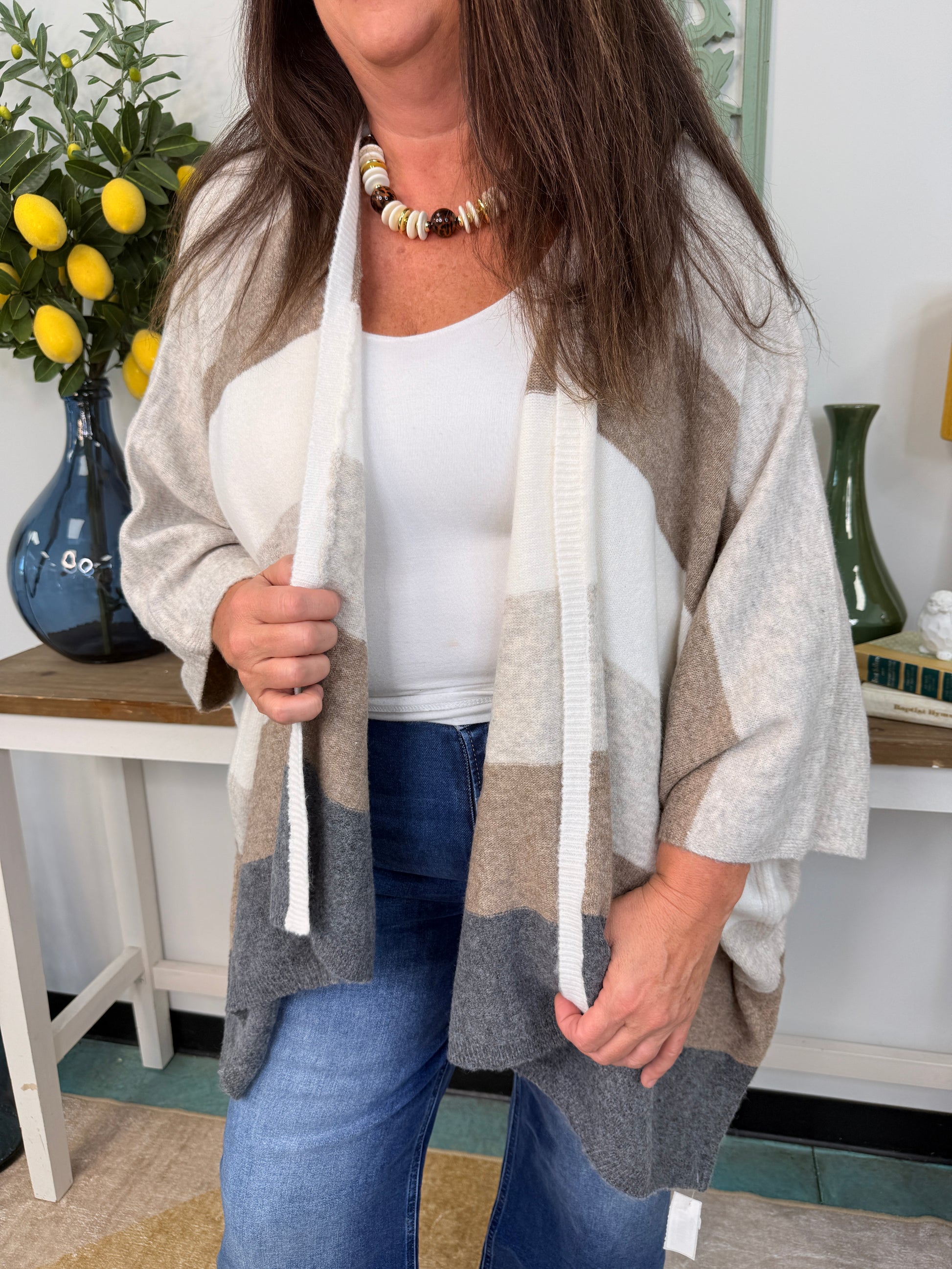 Zuri Poncho Cardigan