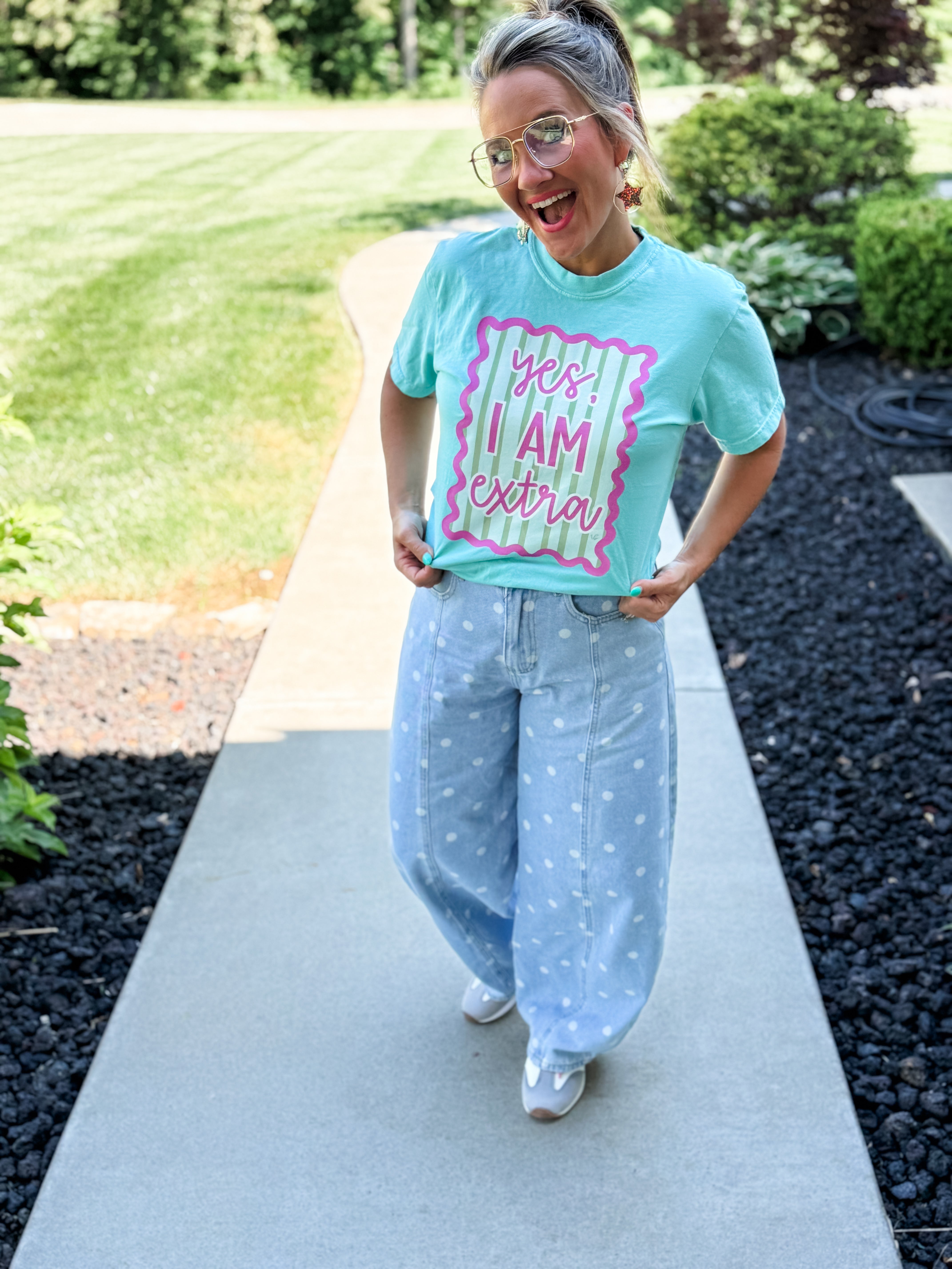 PRE ORDER: “Yes, I AM Extra” Graphic Tee Final Sale