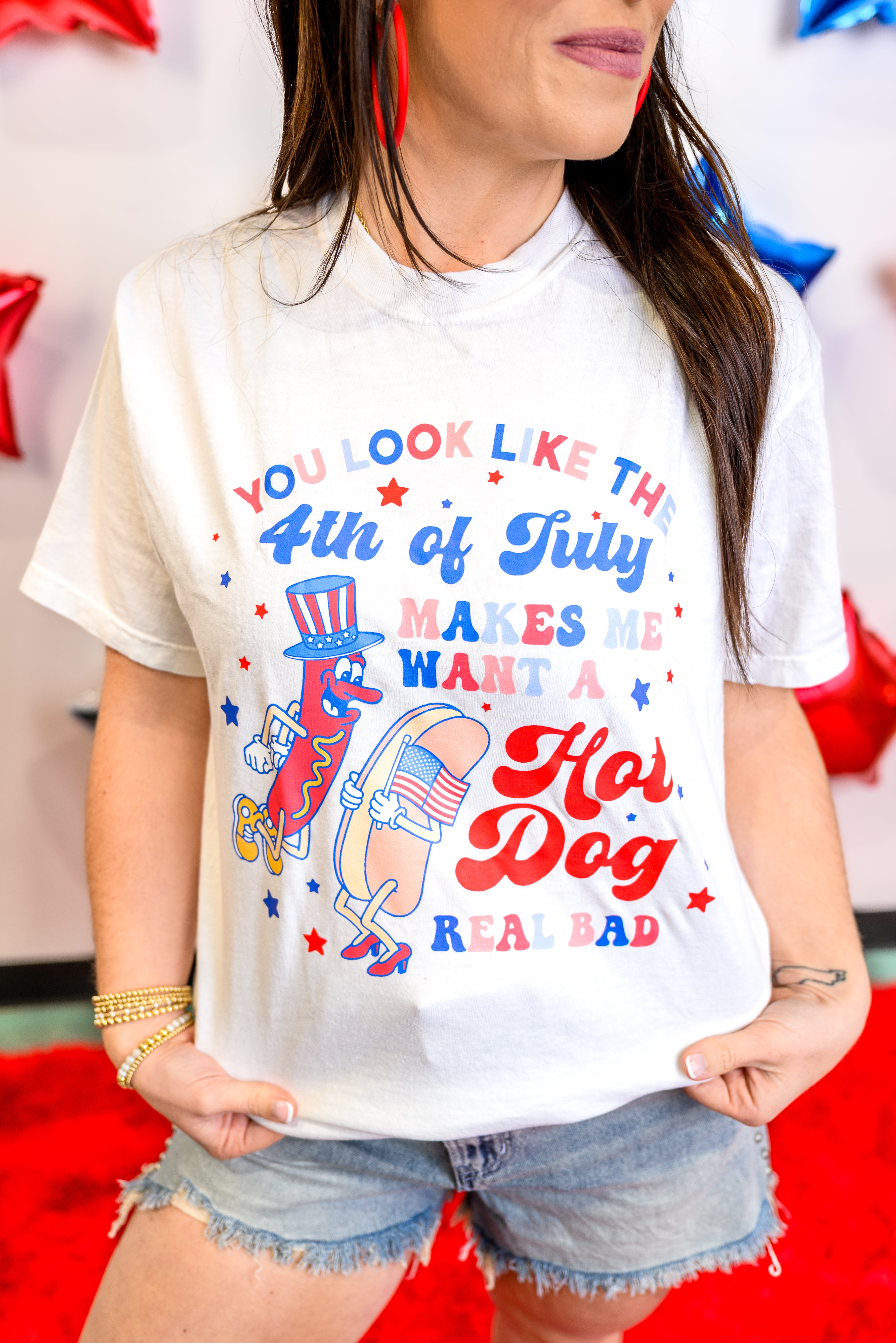 4th Of July Vintage Graphic Top
