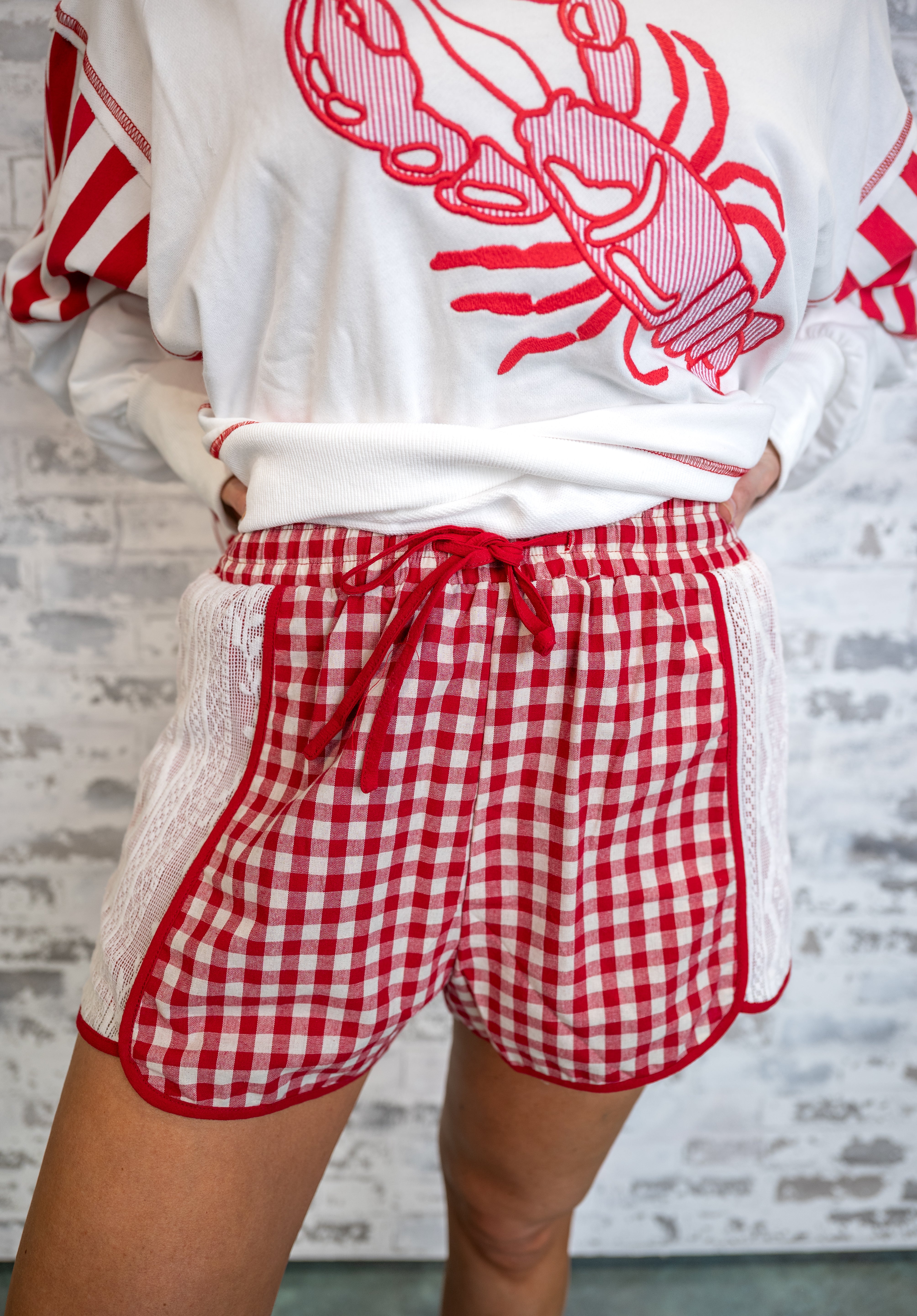4th of July Gingham Shorts
