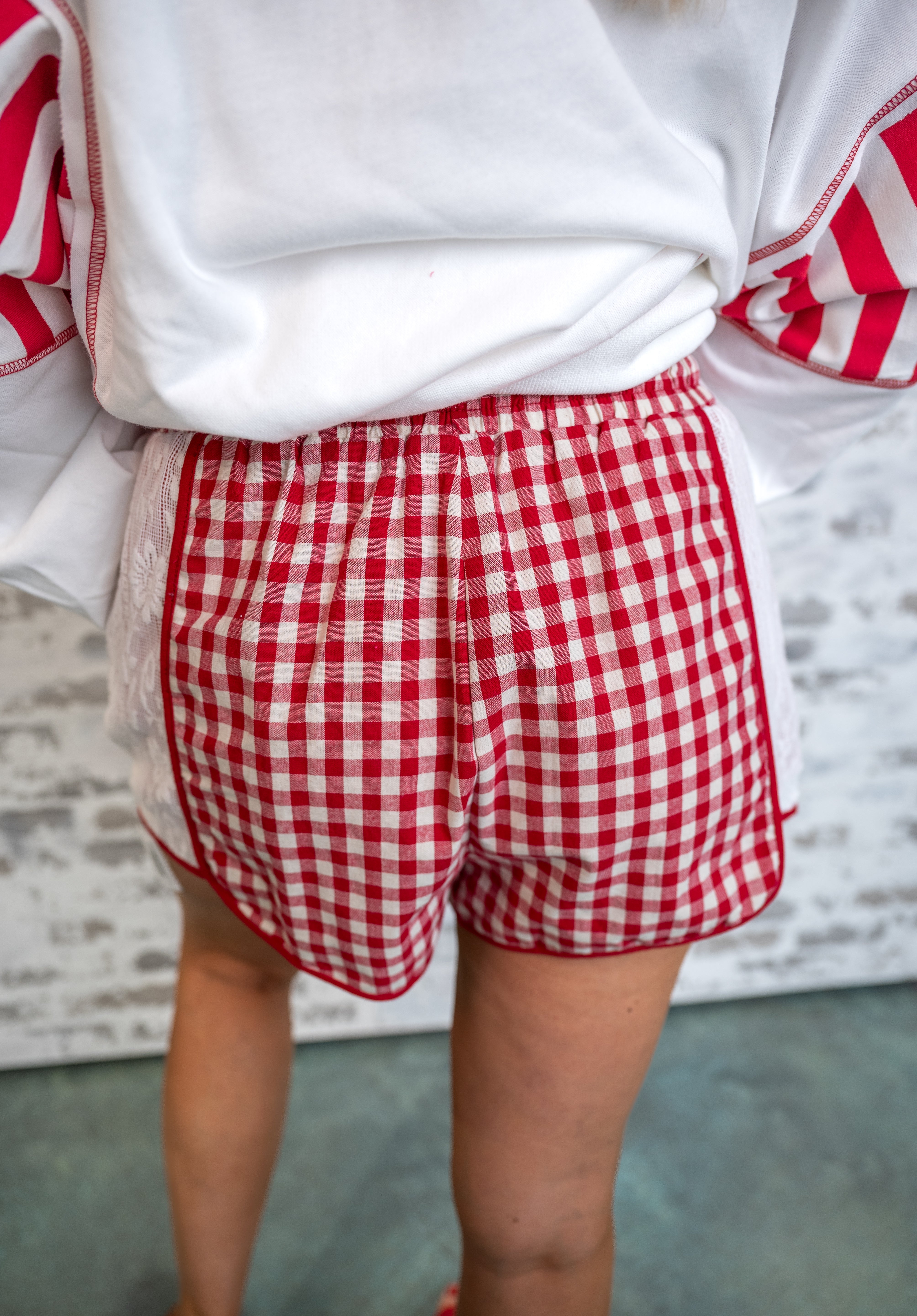 4th of July Gingham Shorts