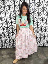 Floral Butterfly Spring Graphic Tee