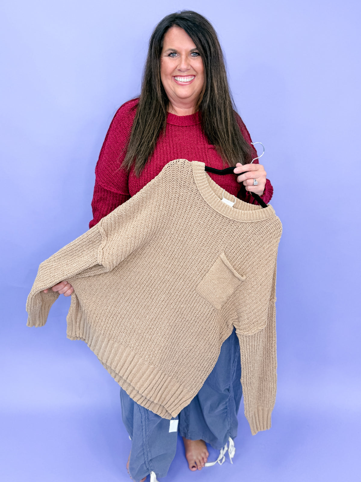 Cozy Little Pocket Sweater