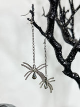 Crystal Spider Drop Earrings FINAL SALE