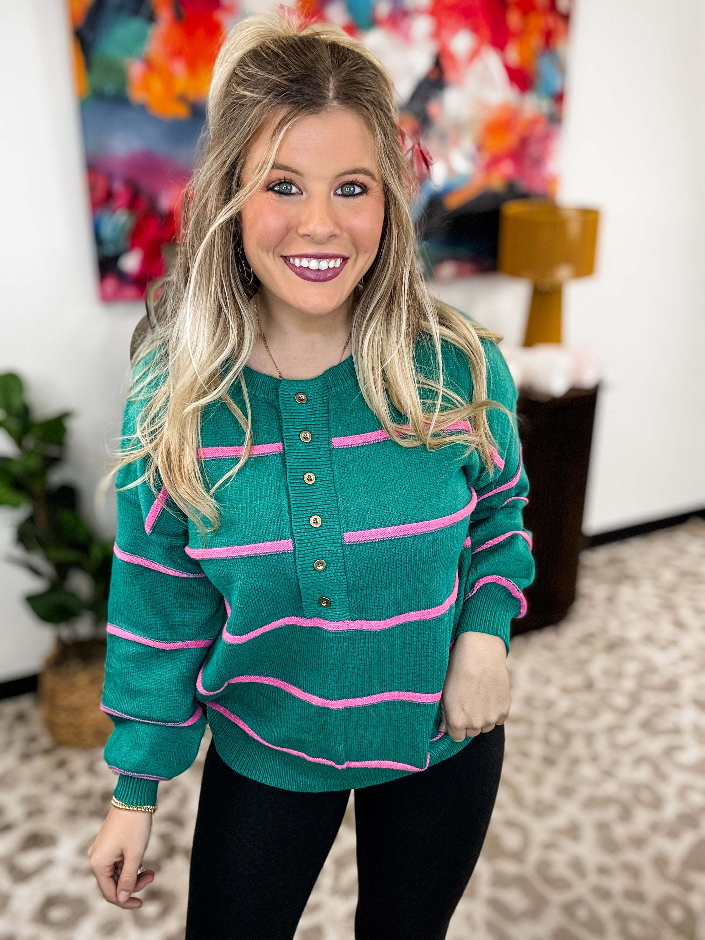 The Merry Line Henley Knit