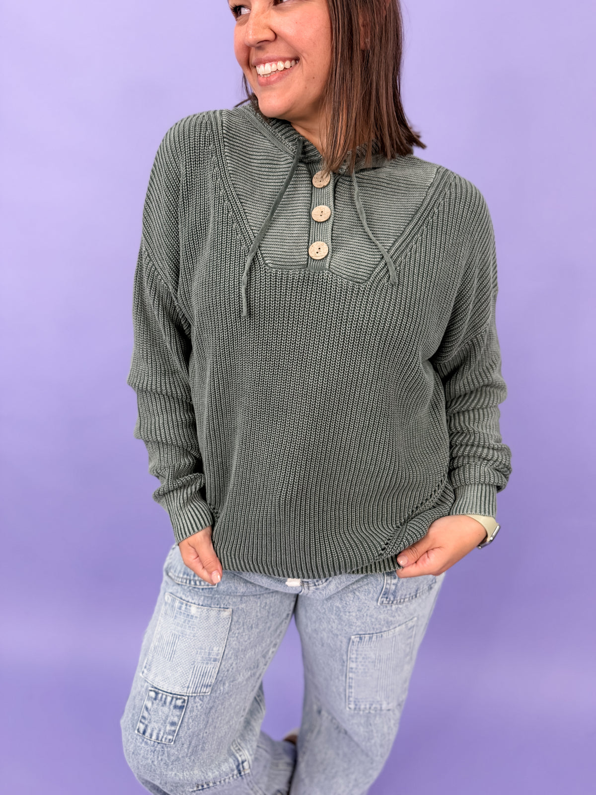 Slow Mornings Mineral Wash Hoodie