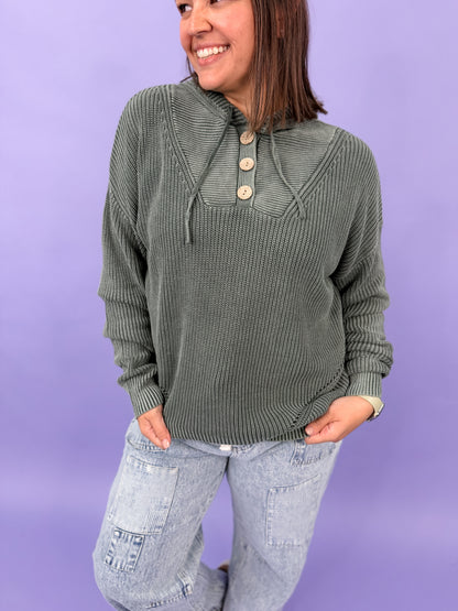 Slow Mornings Mineral Wash Hoodie