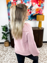 Goat Whisper Knit Cardigan - Pink