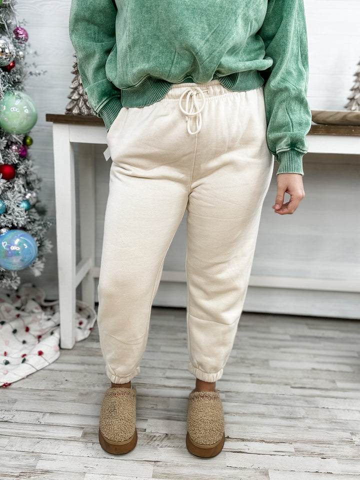 Billowy Bliss Pant - Ivory - EOS Final Sale