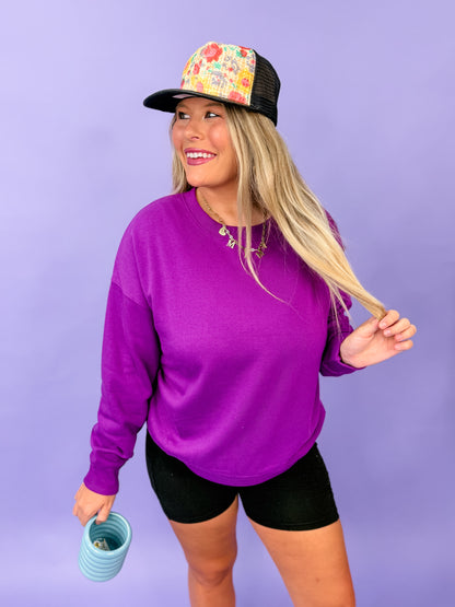 Cozy on Repeat Fleece Sweatshirt