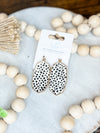 Spotted Hexagon Earring