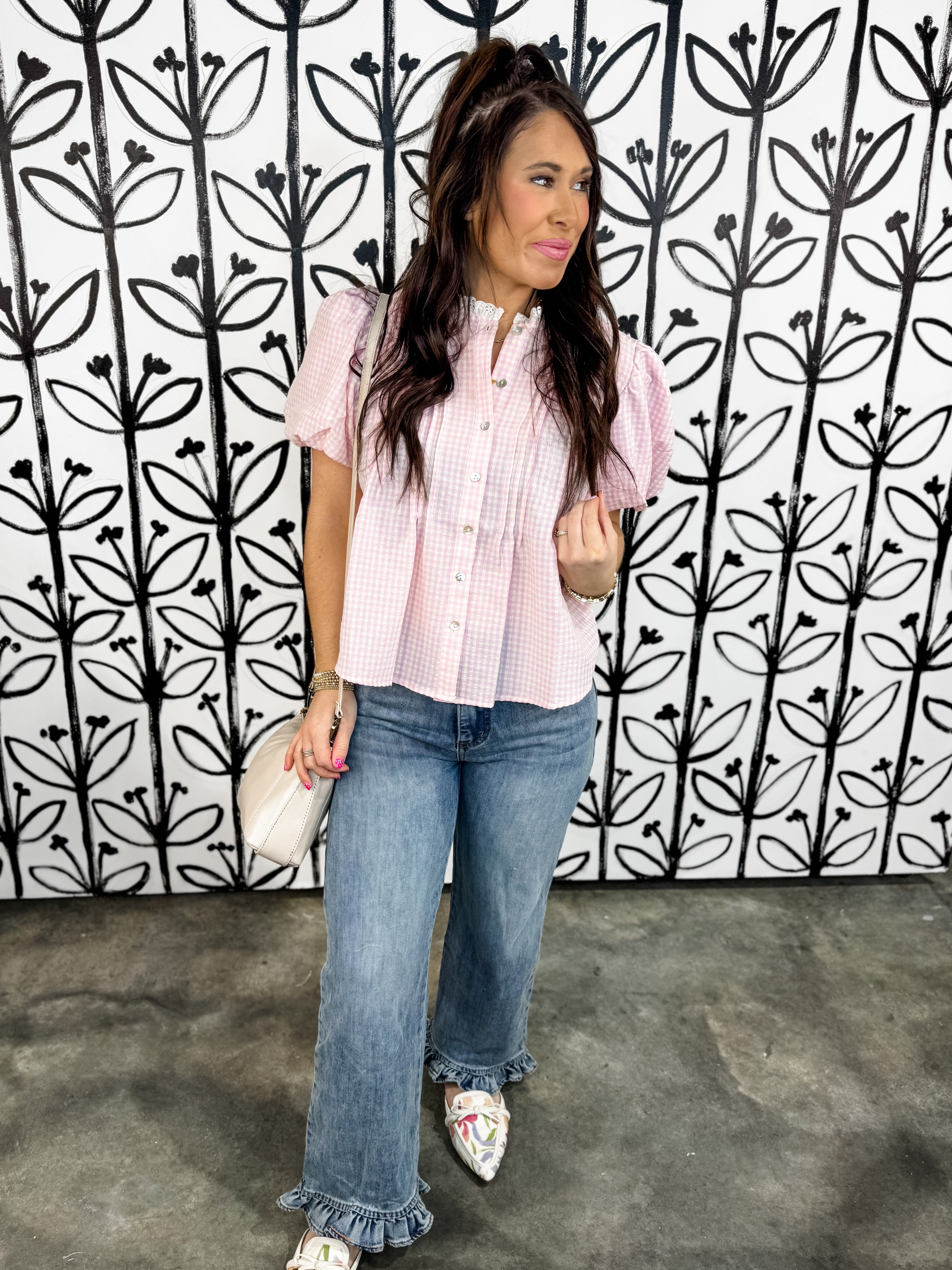 Sweetheart Gingham Top