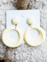 Geometry Retro Silver Studs Earrings FINAL SALE