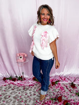 Feminine Weave Sweater - Ivory