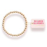 Beaded Blondes 5mm Gold Bracelet