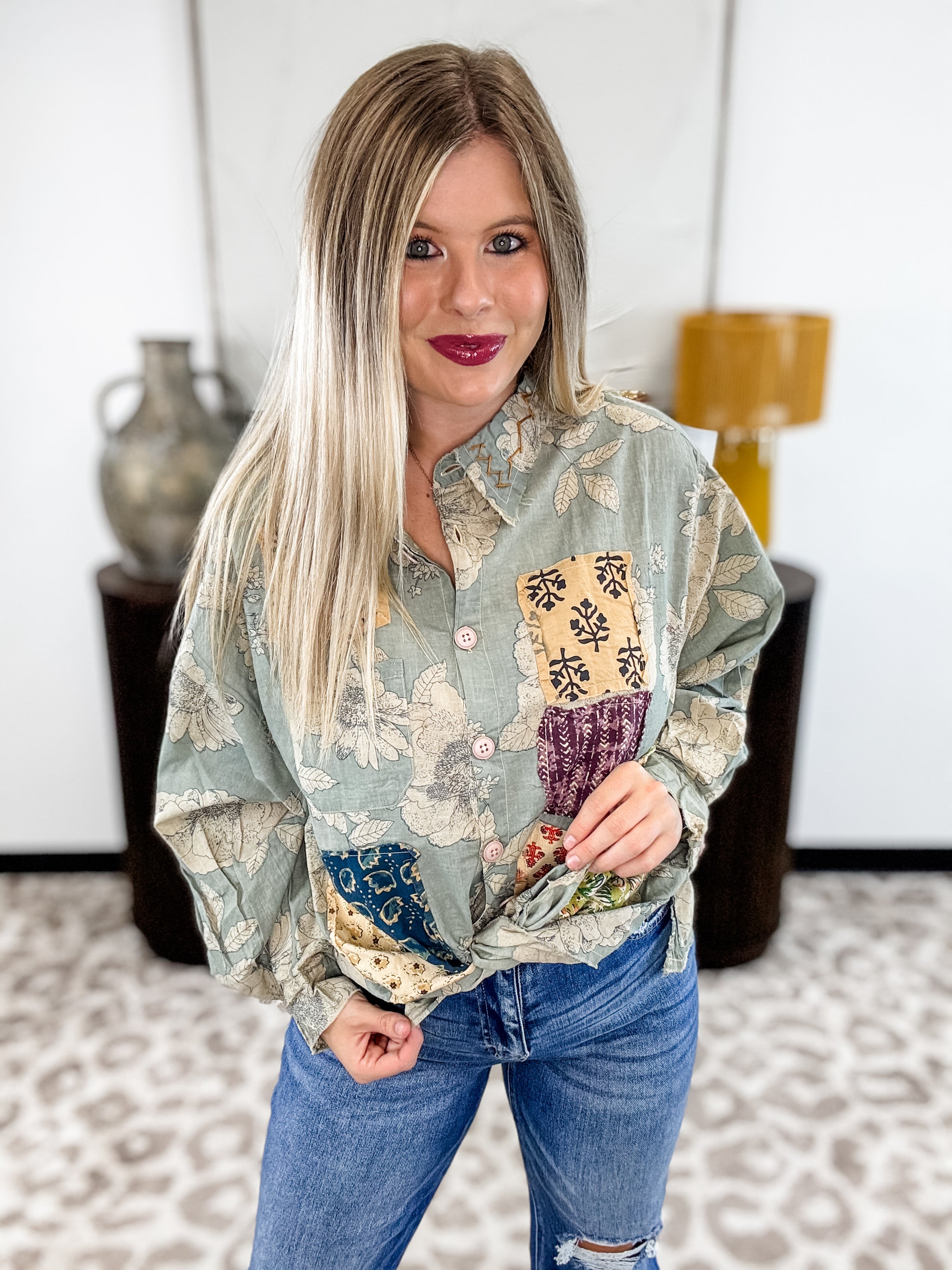 Jaded Gypsy Full Bloom Top - Patch