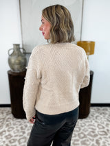 Pearl Grace Cardigan - Khaki