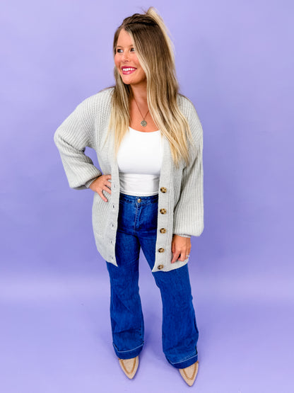 Worth Your While Button Flare Jeans