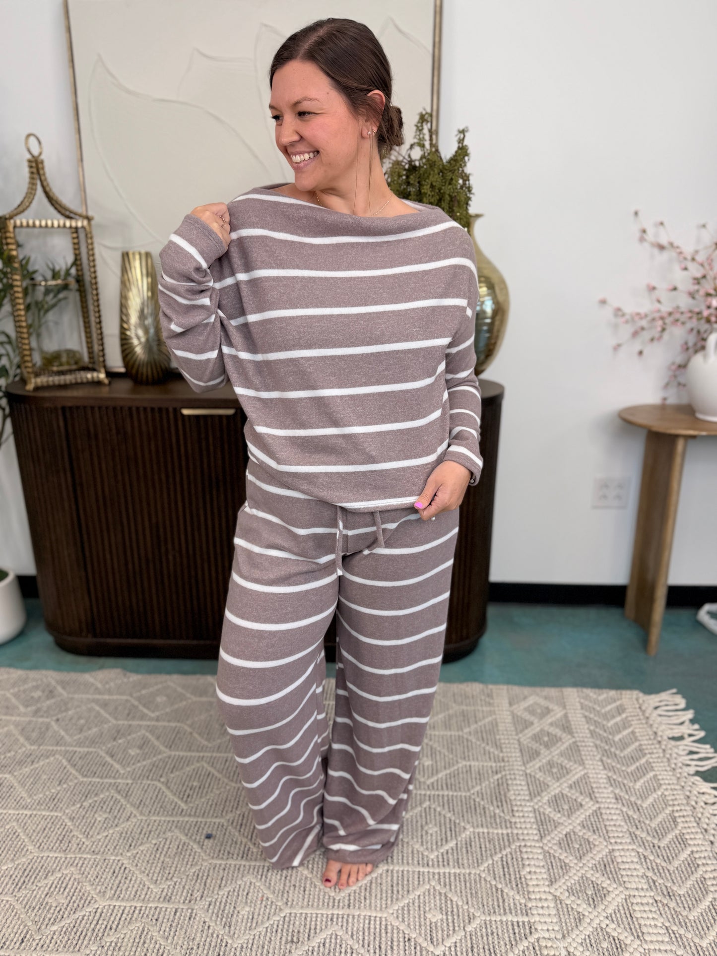 Striped Lounge Set