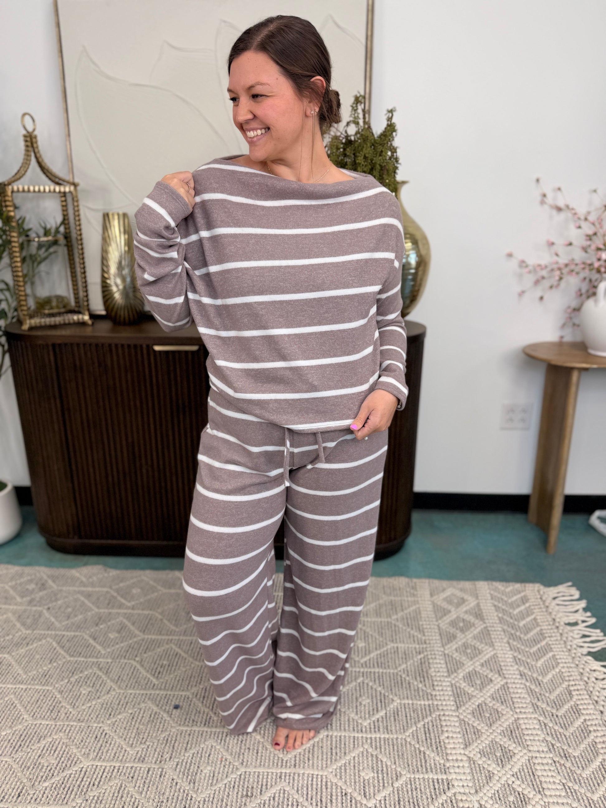 Striped Lounge Set
