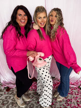 Soft Luxe Ribbed Sweater - Pink