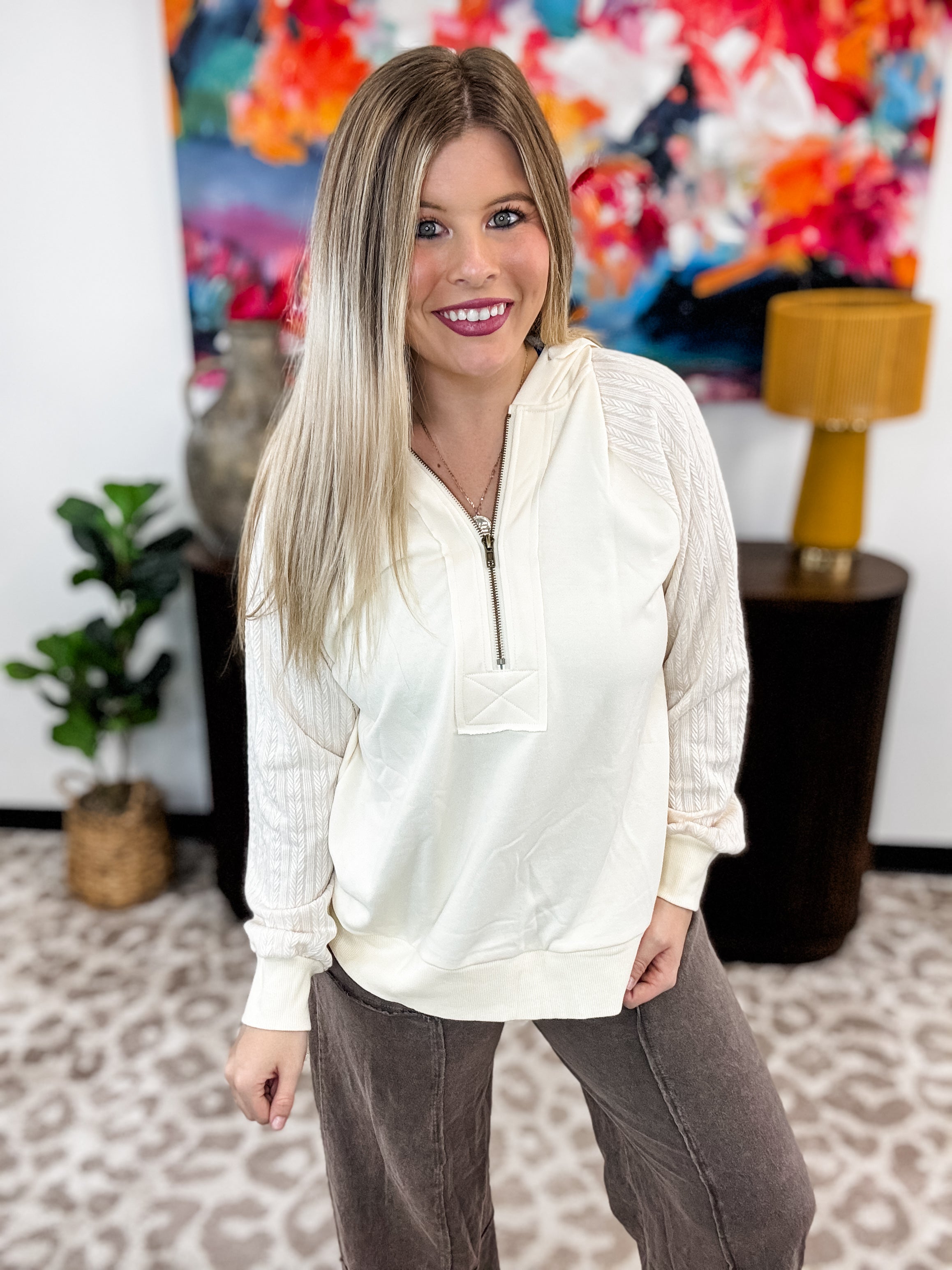 Serene Zip Hoodie FINAL SALE