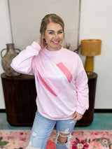 Patchwork Love Sweatshirt