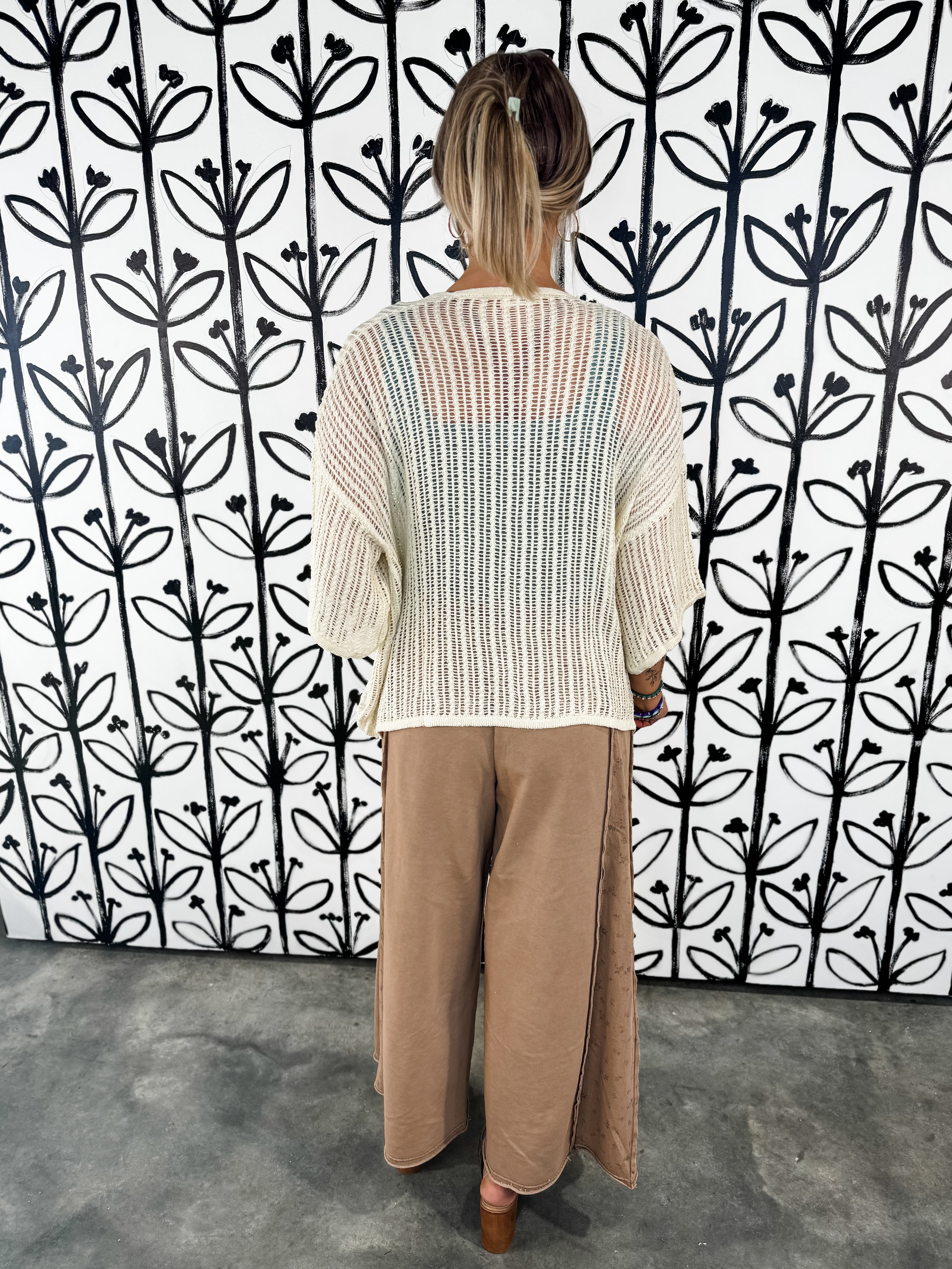 Washed Petal Palazzo Pants *Final Sale*