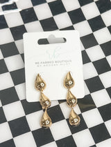 Trinity Glow Drop Earrings