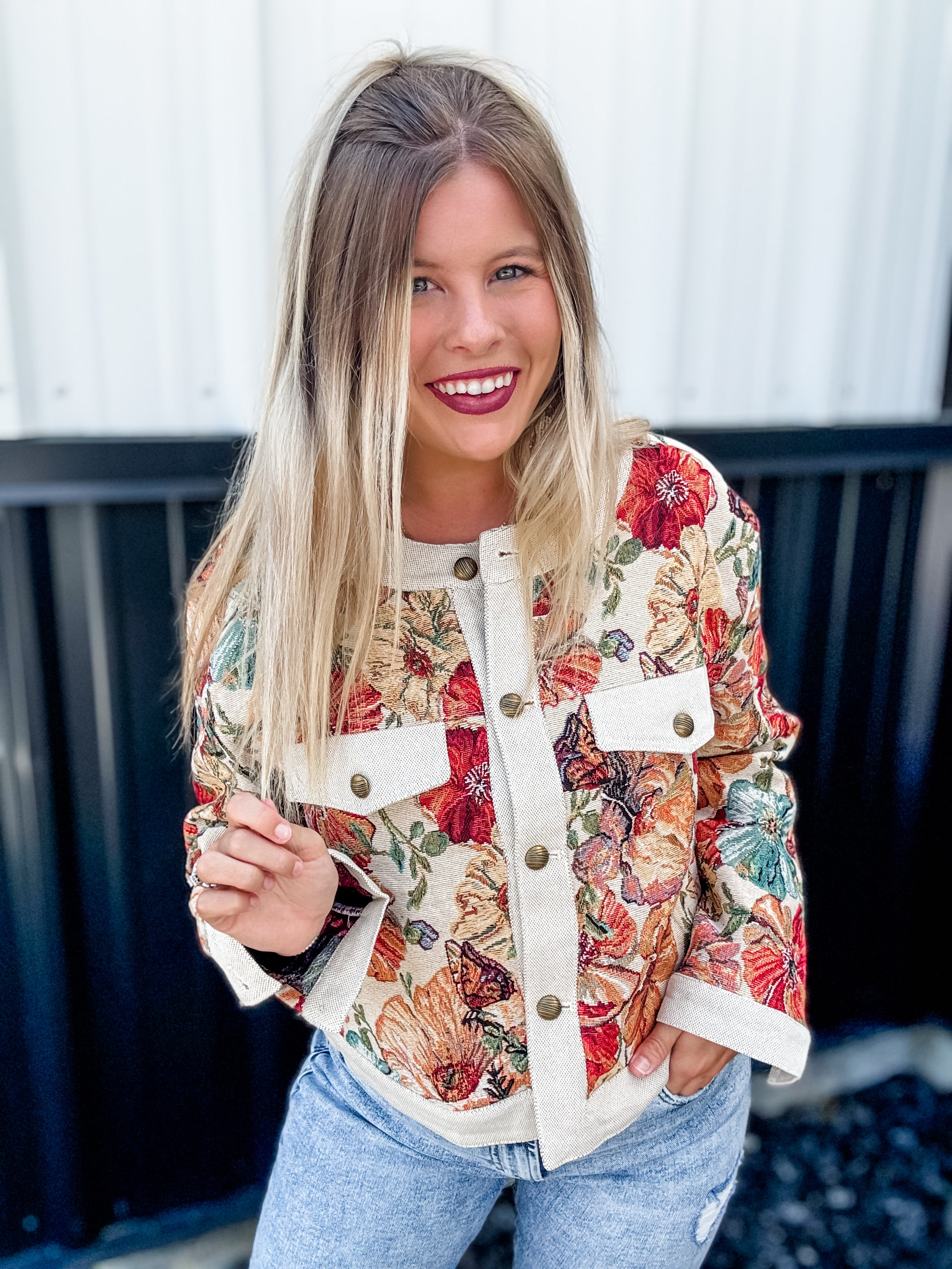 Bloomline Jacket - Stone