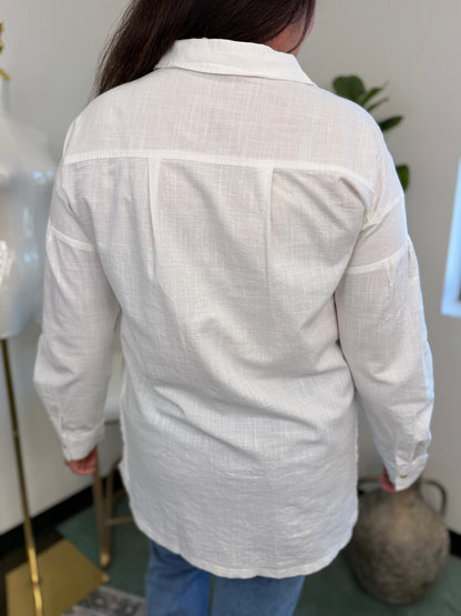 Contrast Detailed Shirt