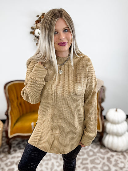 Feel The Love Top -  Taupe - EOS Final Sale