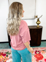 Quilted Bow Graphic Top