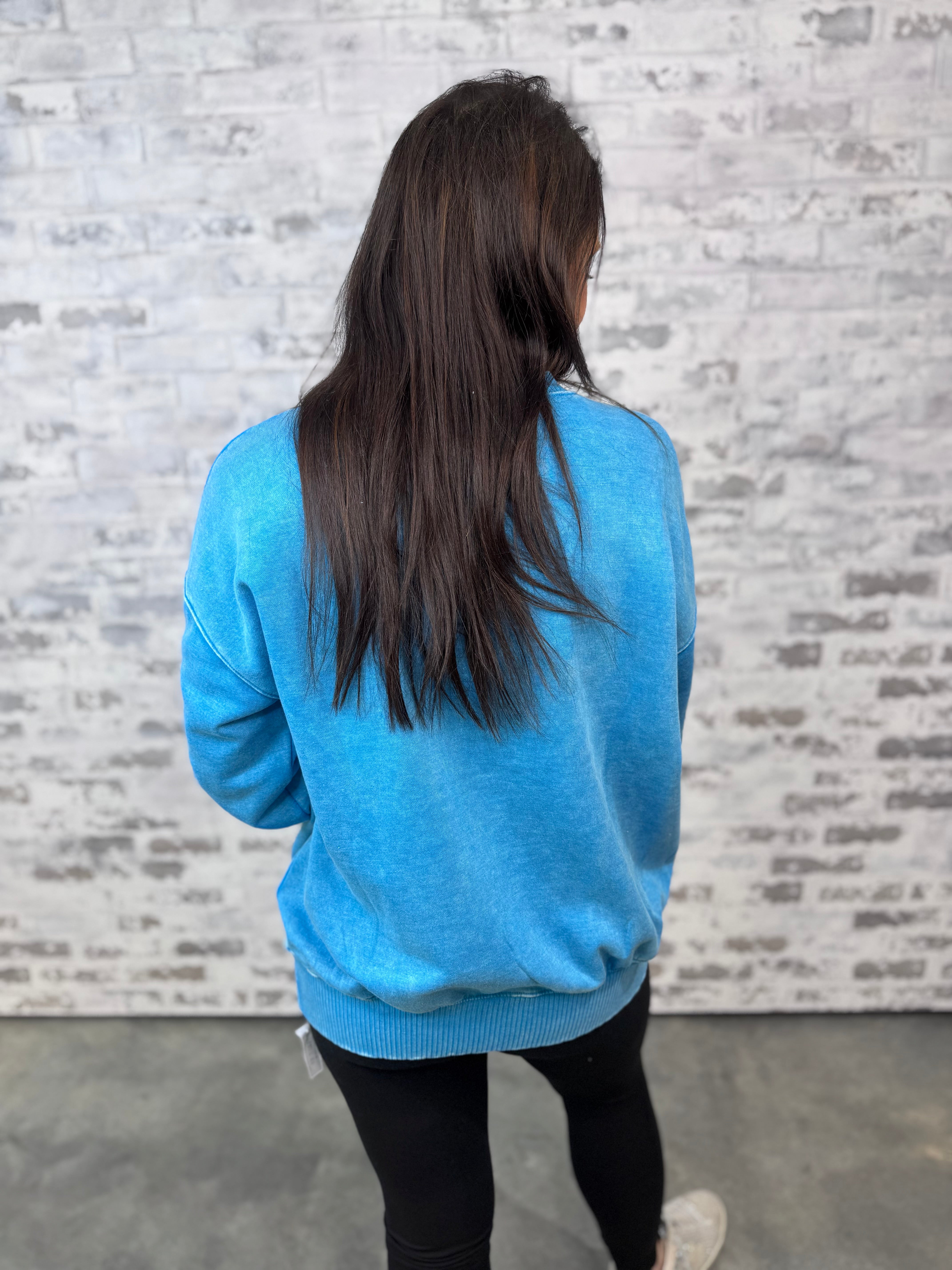 Weekend Wanderer Pullover - Blue