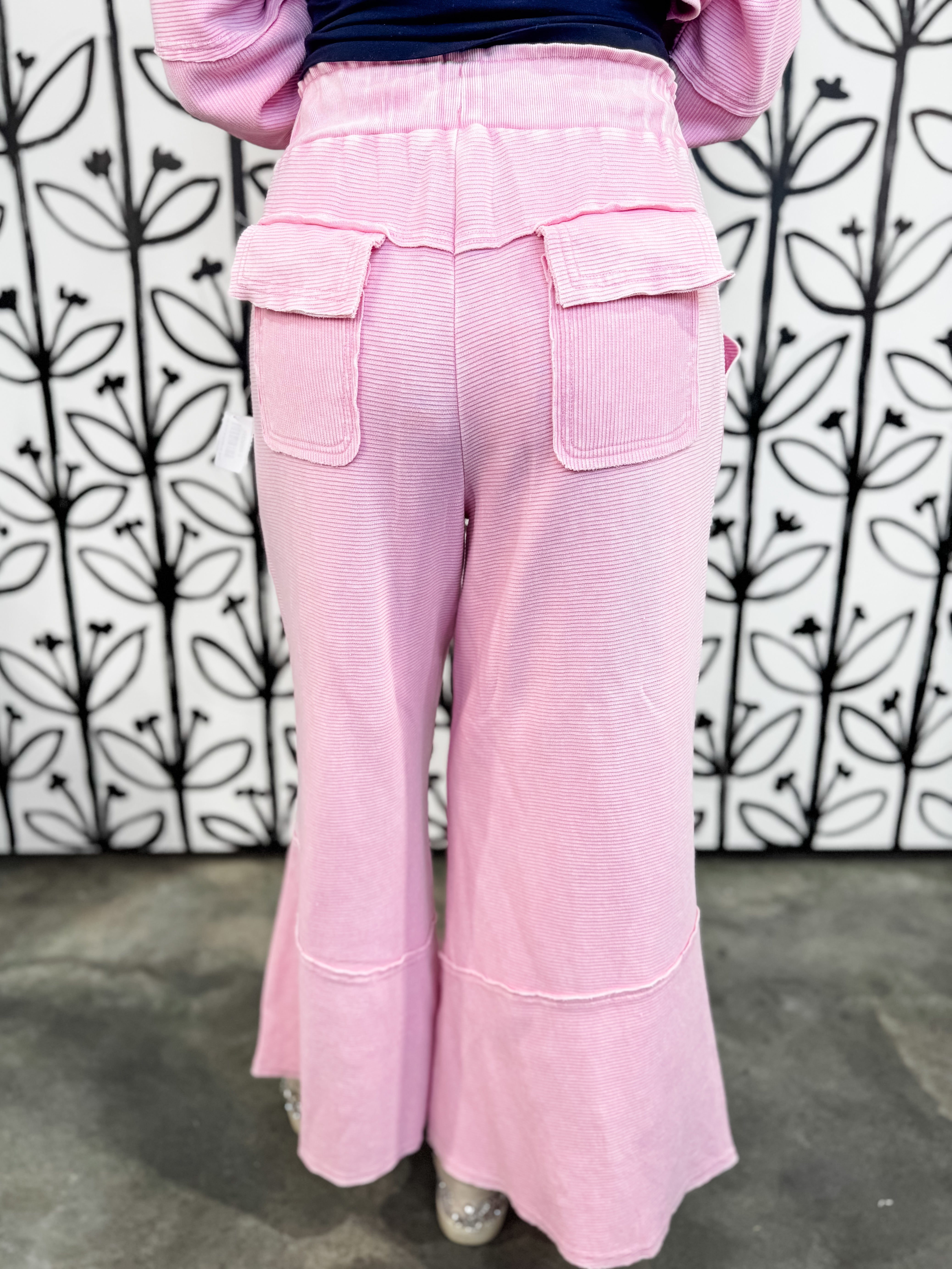 Soft Echo Bellbottoms - Pink