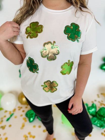 St. Patty's Clover Tee FINAL SALE