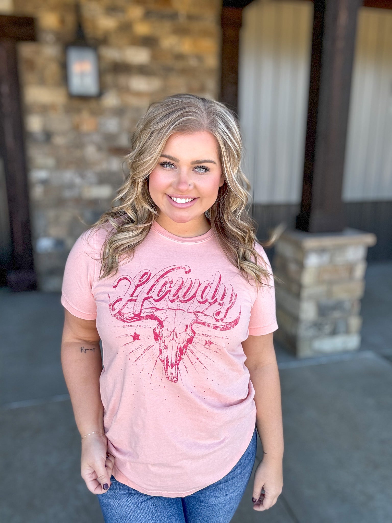 Howdy Longhorn Graphic Tee FINAL SALE