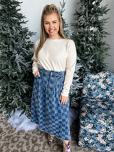 Asymmetry Luxe Sweater - Ivory FINAL SALE