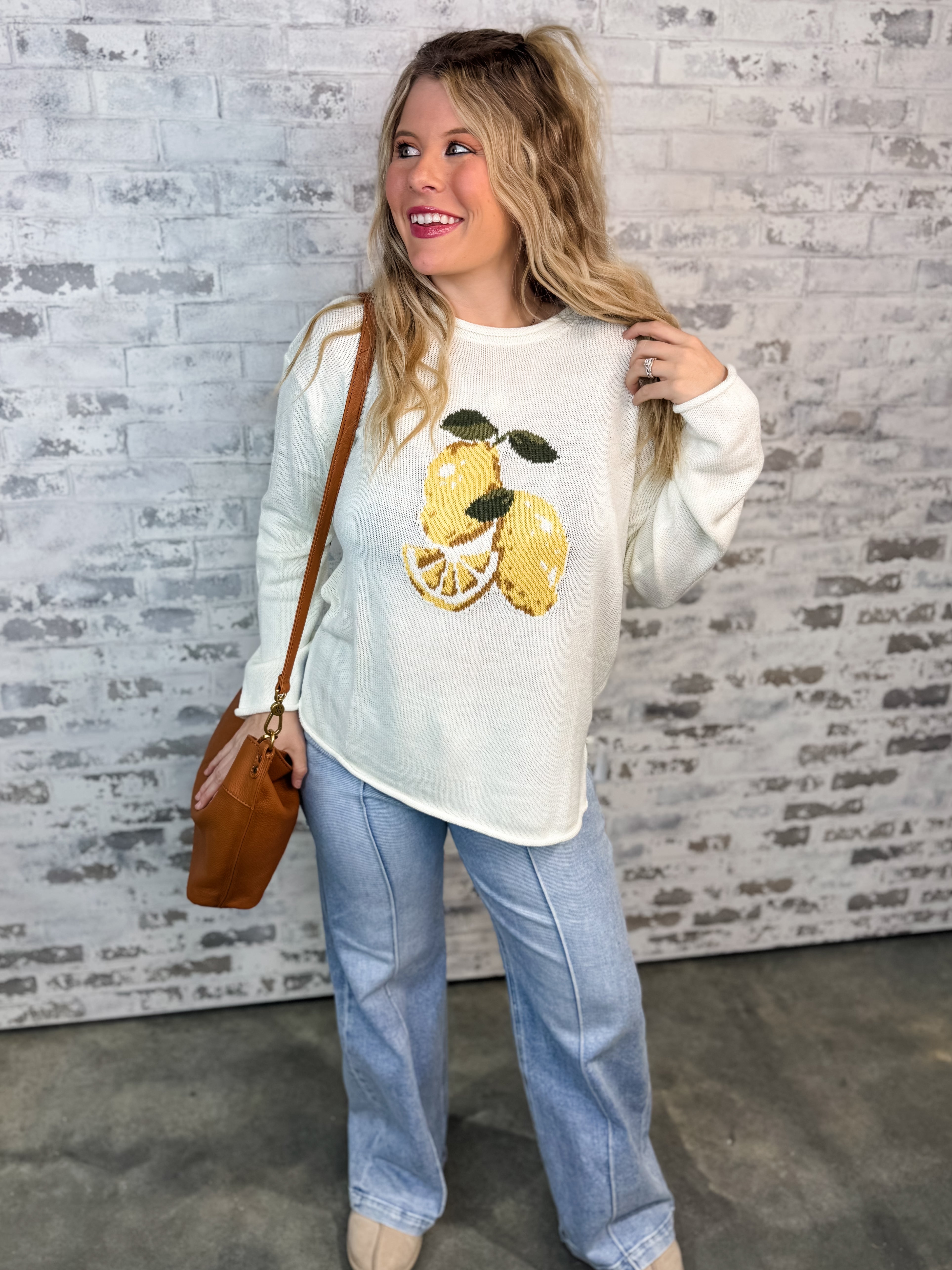 Lemon Pop Cozy Sweater